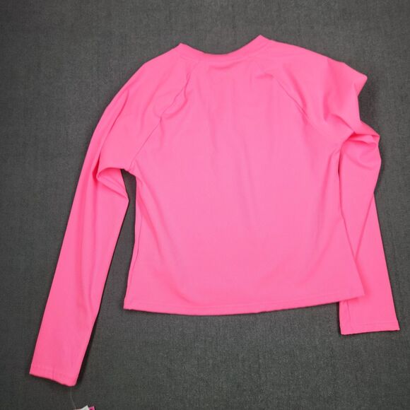 Andy & Evan Rashguard Girls Size 12/14 Large Pink 50+ Long Sleeve New - Picture 5 of 8